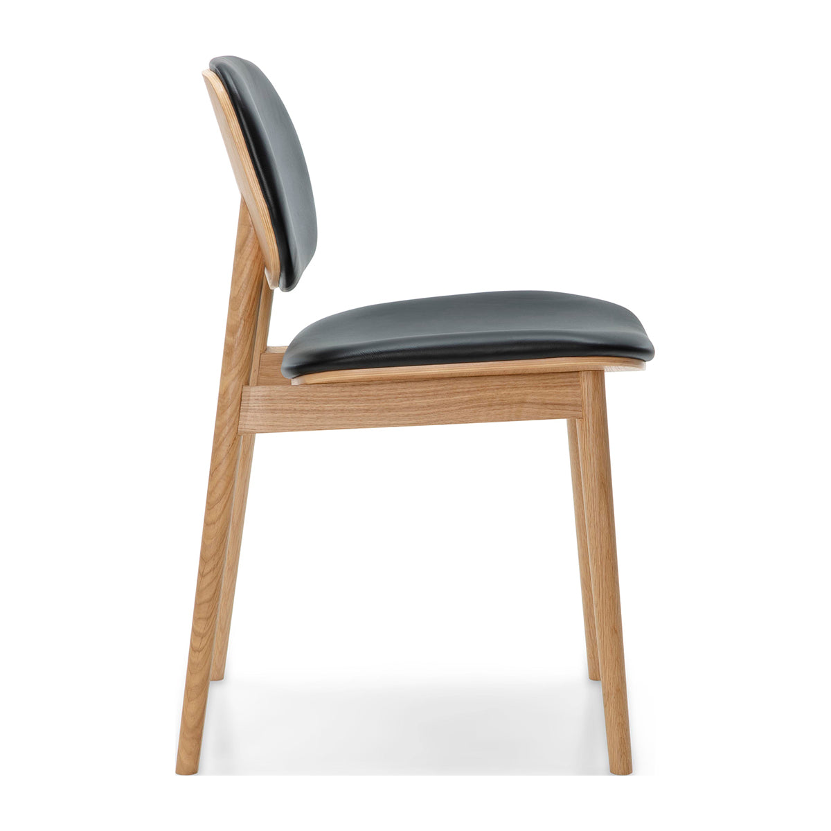 Life Interiors - Buy Lando Leather Dining Chair (Oak) & Furniture ...