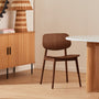 Lando Timber Dining Chair - Walnut
