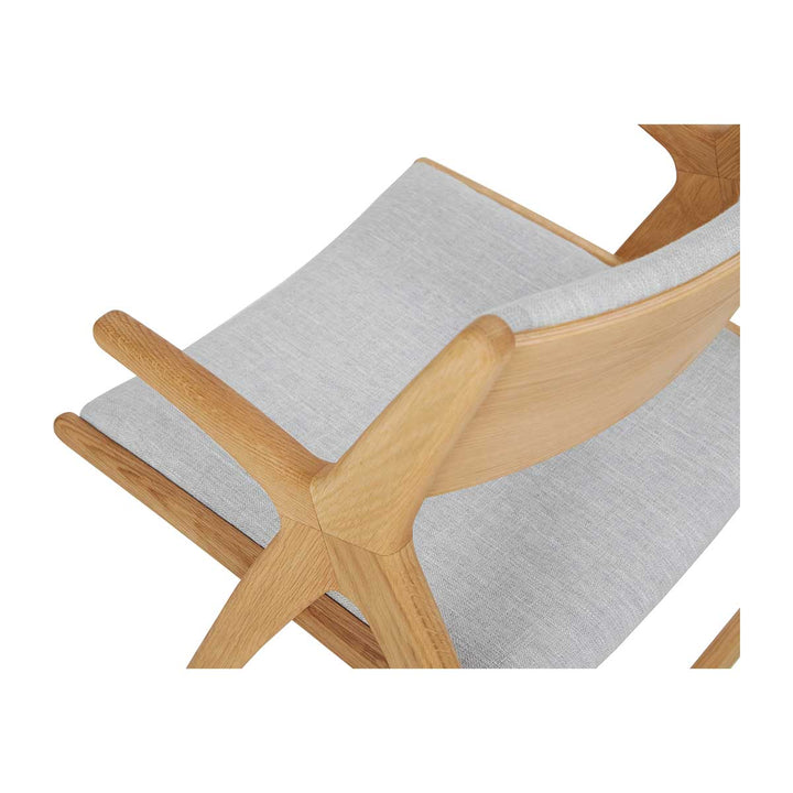 X-Ray Fabric Dining Arm Chair
