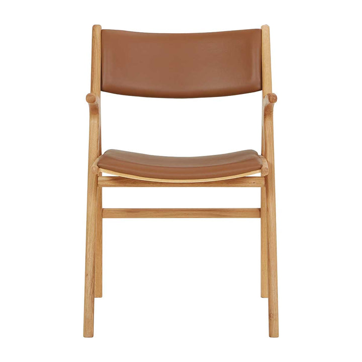 X-Ray Leather Dining Arm Chair