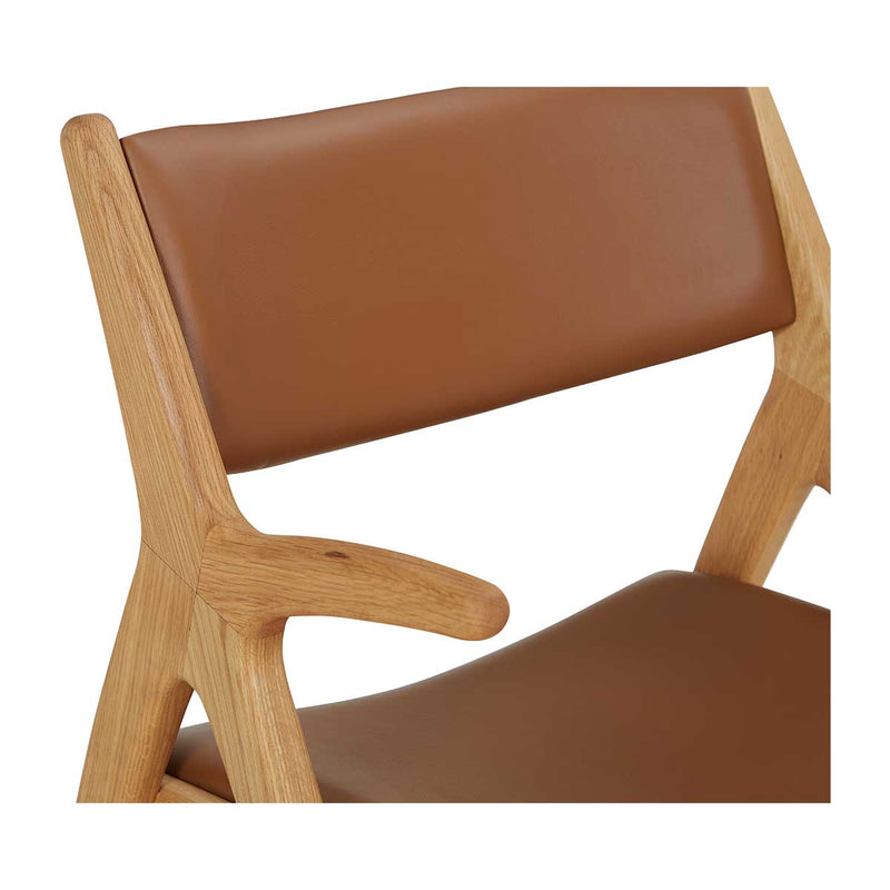 X-Ray Leather Dining Arm Chair