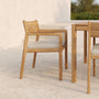 Jack Outdoor Dining Arm Chair - Natural