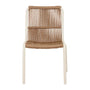 Delphi Sands Dining Chair - Natural Weave / Ivory White