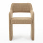 Amelia Dining Arm Chair - Camel Textured Weave