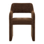 Amelia Dining Arm Chair - Walnut Textured Weave
