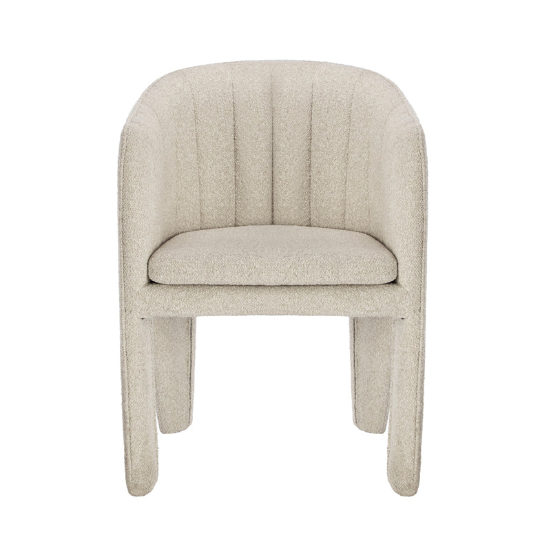 Burton Boucle Dining Arm Chair