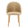Chloe Dining Chair - Camel Textured Weave / Oak