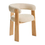 Granite Outdoor Dining Chair - Beige / Teak