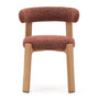 Granite Dining Chair - Terracotta / Ash Stained Natural