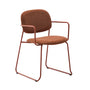 Meli Dining Armchair - Terracotta