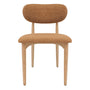 Aria Fabric Dining Chair - Caramel Textured Weave / Ash