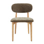 Aria Fabric Dining Chair - Olive Moss / Ash