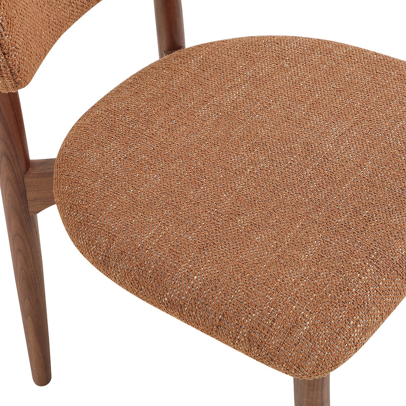 Caramel Textured Weave / Walnut