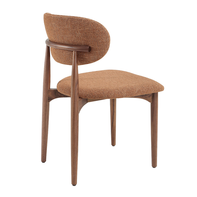 Caramel Textured Weave / Walnut