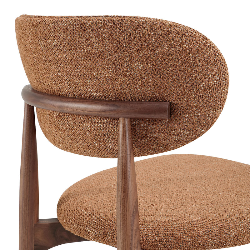 Caramel Textured Weave / Walnut