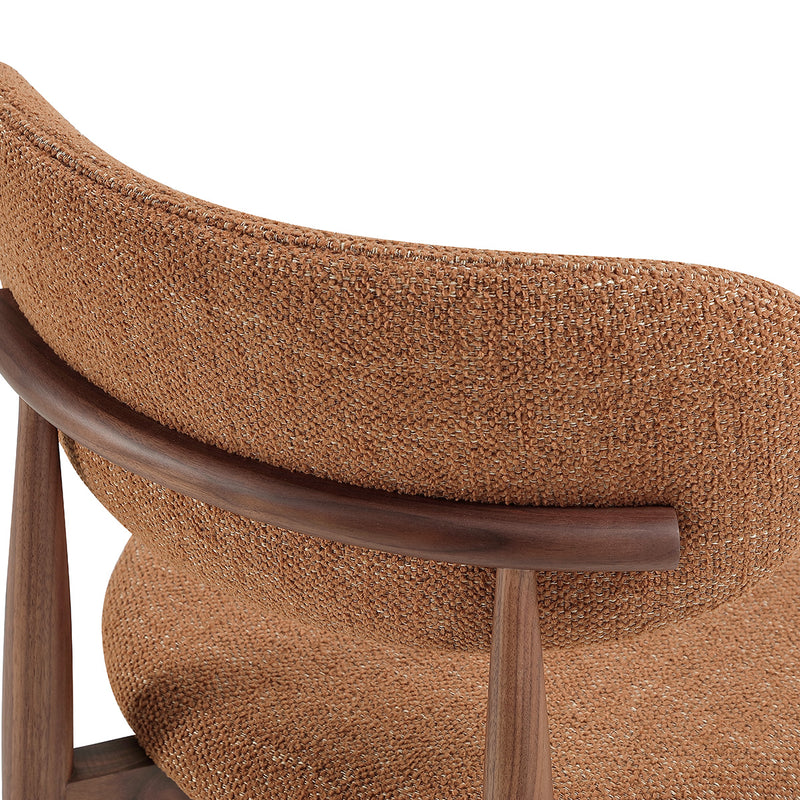 Caramel Textured Weave / Walnut