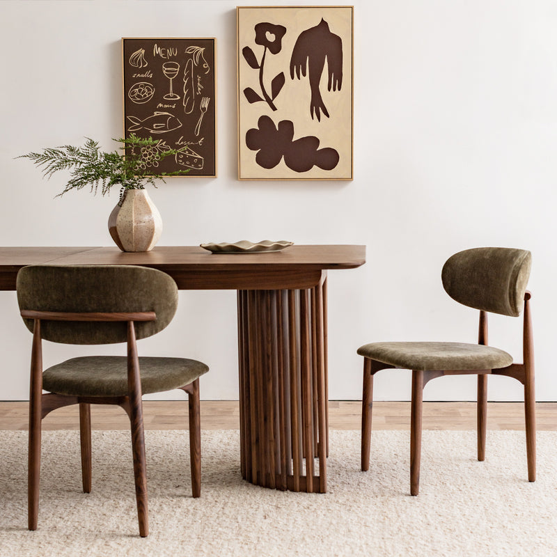 Olive Moss / Walnut