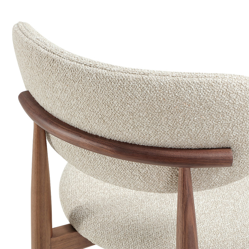 Sand Boucle / Walnut