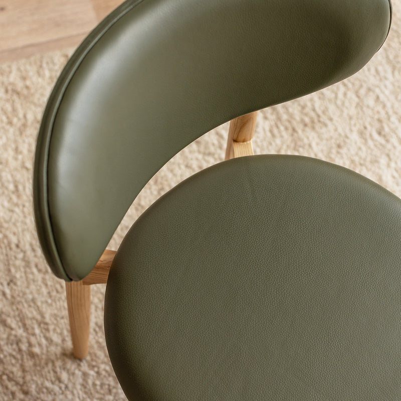 Olive Green / Walnut