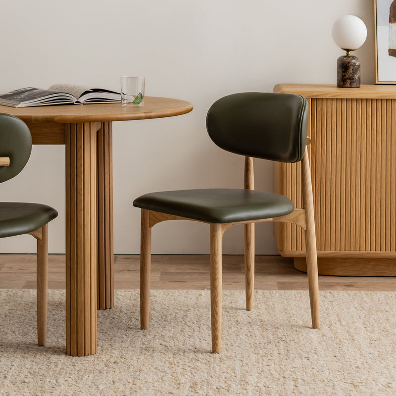 Olive Green / Walnut