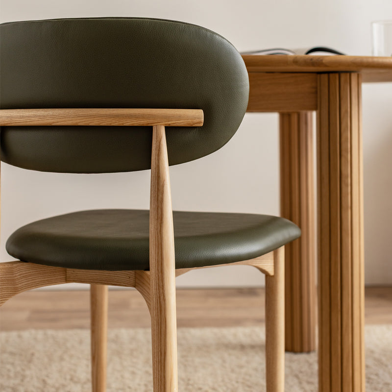Olive Green / Walnut