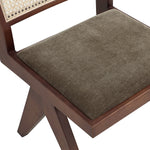 Moss Textured Weave / Walnut