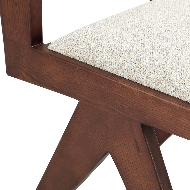 Sand Boucle / Walnut