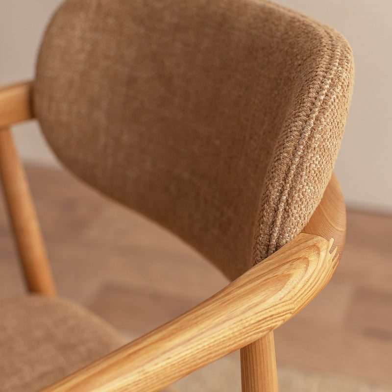 Camel Textured Weave / Ash