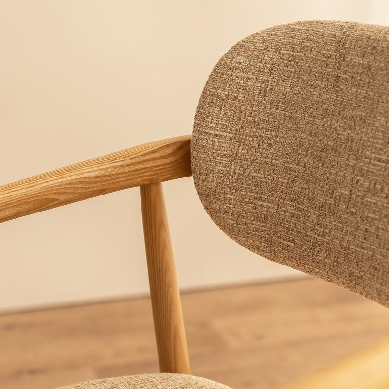Cream Textured Weave / Ash