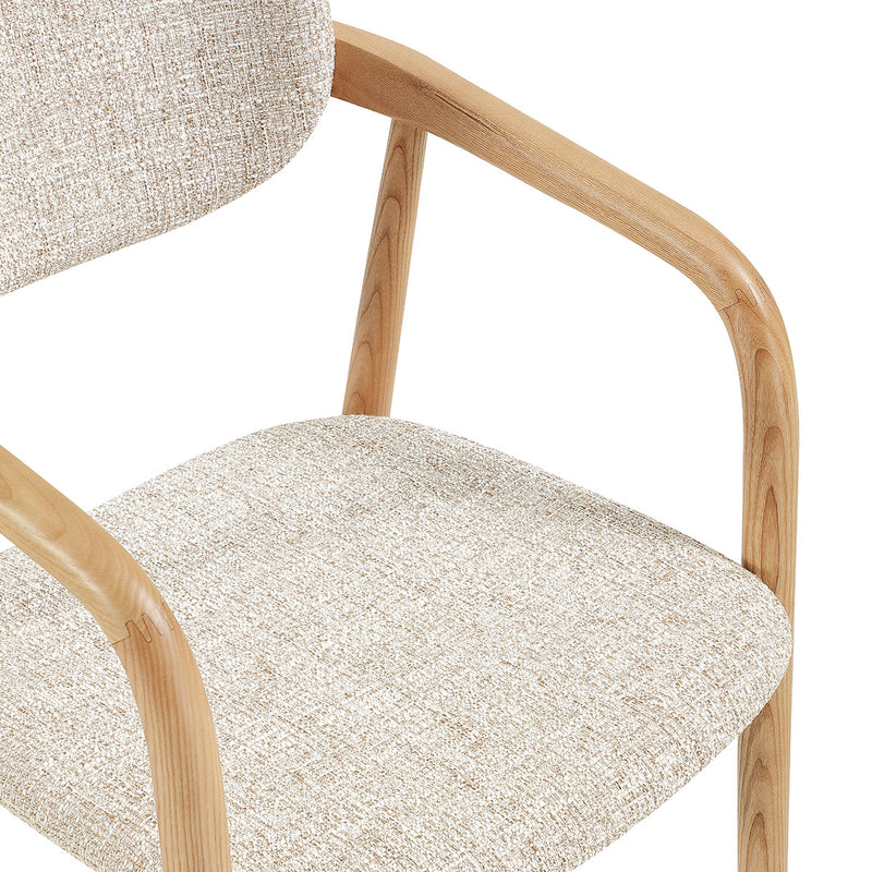 Cream Textured Weave / Ash