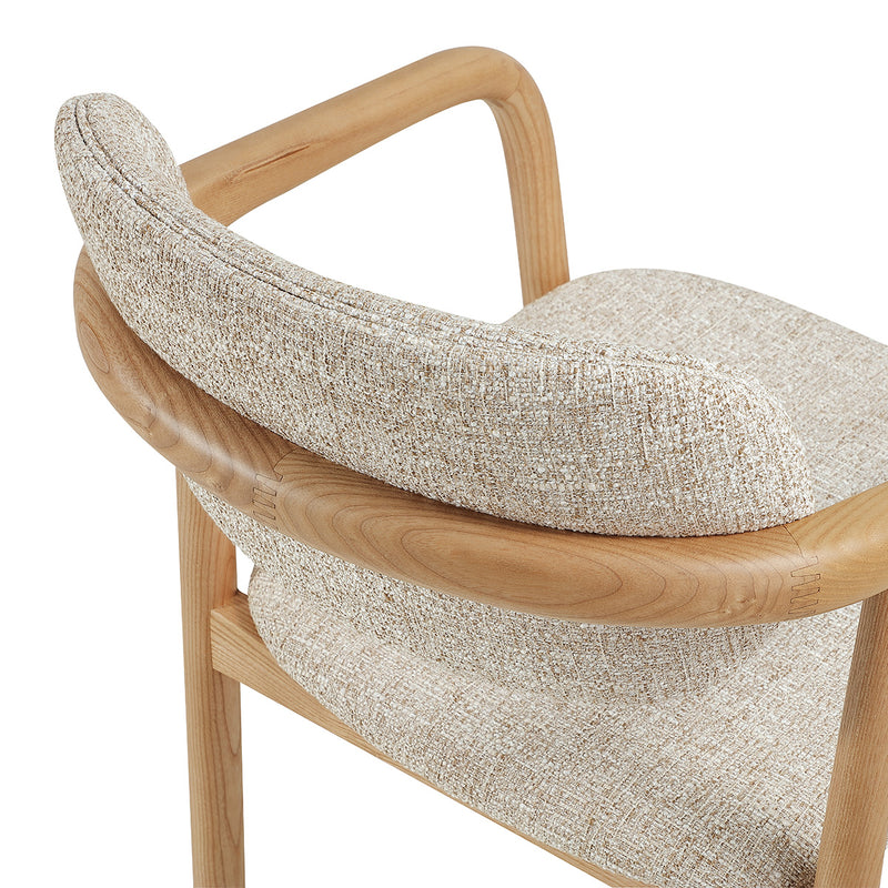 Cream Textured Weave / Ash