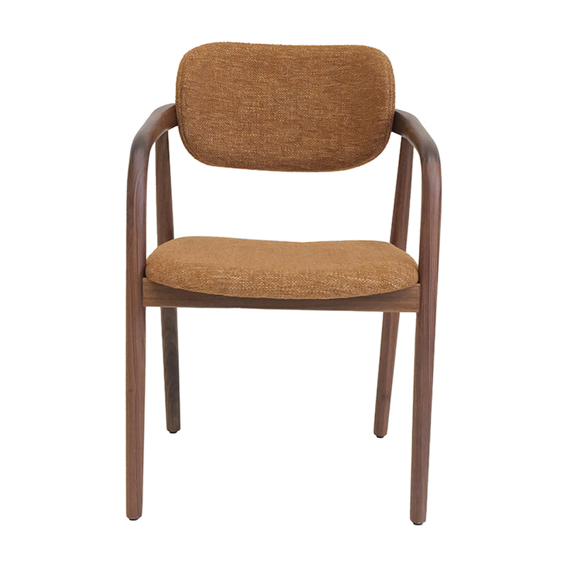 Caramel Textured Weave / Walnut