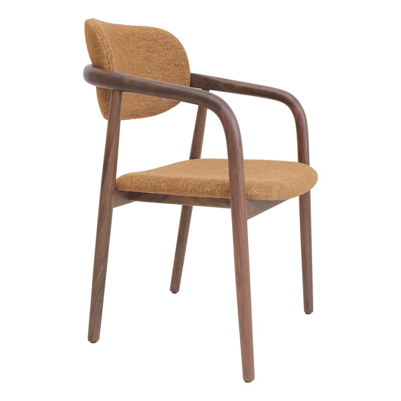 Caramel Textured Weave / Walnut