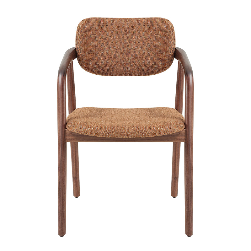 Caramel Textured Weave / Walnut