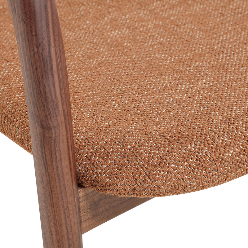 Caramel Textured Weave / Walnut