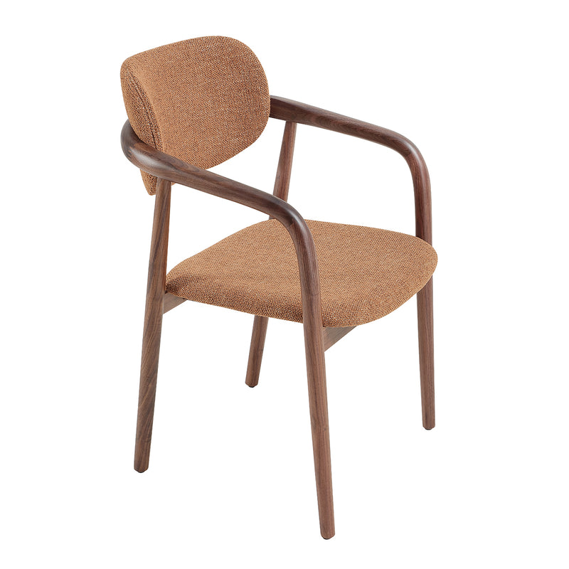 Caramel Textured Weave / Walnut