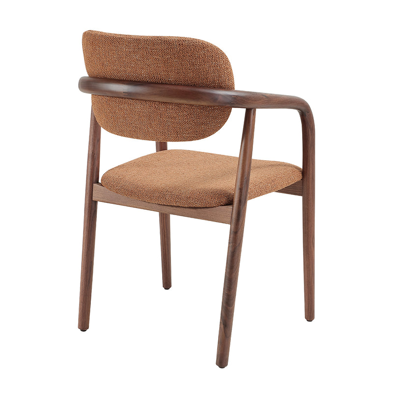 Caramel Textured Weave / Walnut