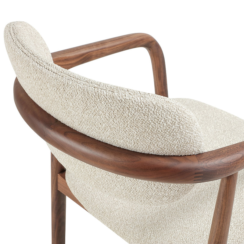 Sand Boucle / Walnut