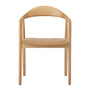 Noris Leather Dining Chair - Camel / Ash