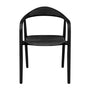 Noris Timber Dining Chair - Black Ash