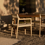 Jack Woven Outdoor Dining Chair with Arms