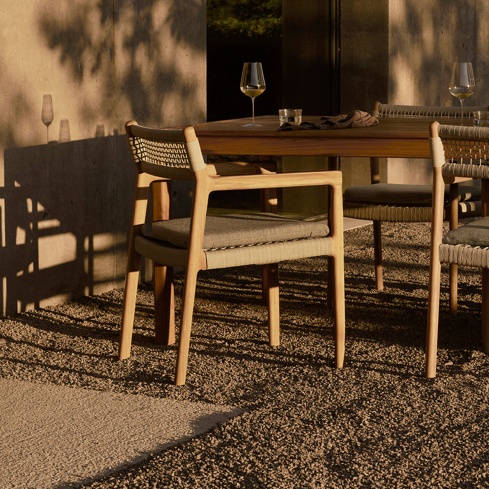 Jack Woven Outdoor Dining Chair with Arms