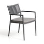 Argasi Outdoor Dining Chair - Graphite