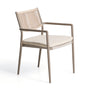 Argasi Outdoor Dining Chair - Taupe