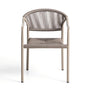 Livadia Outdoor Dining Chair - Taupe