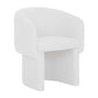 Adele Boucle Dining Chair - White