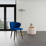 Mark Cobalt Blue Weave / Dark Walnut