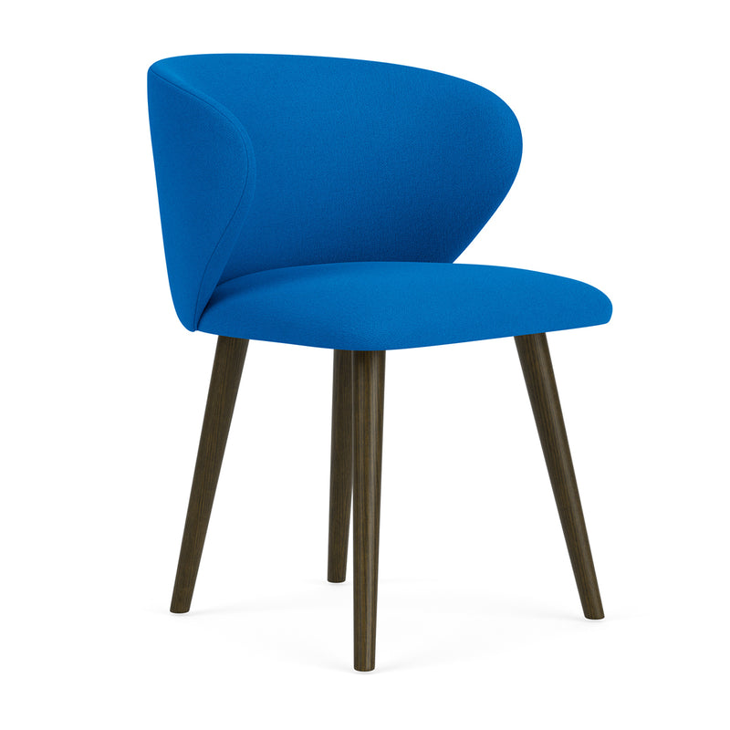 Mark Cobalt Blue Weave / Dark Walnut