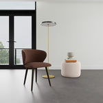 Pebble Rust Boucle / Dark Walnut