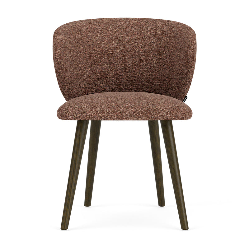 Pebble Rust Boucle / Dark Walnut